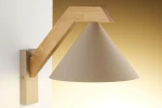 Deco kinkiet 1xE27 beżowy/jasny brąz 41813