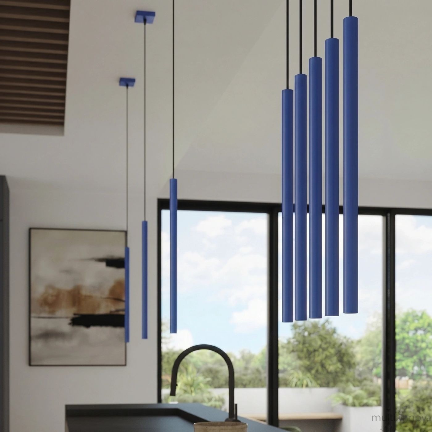Pastelo lampa wisząca G9 ultramaryna SL.2125