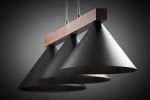 Deco lampa wisząca 3xE27 czarna/ciemny brąz 41634