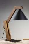 Deco lampa stołowa 1xE27 czarna/ciemny brąz 41815
