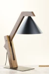 Deco lampa stołowa 1xE27 czarna/ciemny brąz 41815