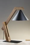 Deco lampa stołowa 1xE27 czarna/ciemny brąz 41815