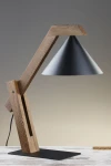 Deco lampa stołowa 1xE27 czarna/ciemny brąz 41815
