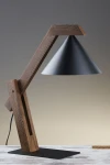Deco lampa stołowa 1xE27 czarna/ciemny brąz 41815