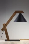 Deco lampa stołowa 1xE27 czarna/ciemny brąz 41815