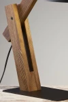 Deco lampa stołowa 1xE27 czarna/ciemny brąz 41815