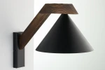 Deco kinkiet 1xE27 czarny/ciemny brąz 41816