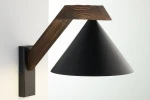 Deco kinkiet 1xE27 czarny/ciemny brąz 41816