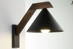 Deco kinkiet 1xE27 czarny/ciemny brąz 41816
