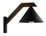 Deco kinkiet 1xE27 czarny/ciemny brąz 41816