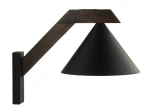 Deco kinkiet 1xE27 czarny/ciemny brąz 41816