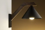 Deco kinkiet 1xE27 czarny/ciemny brąz 41816
