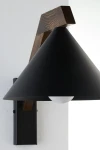 Deco kinkiet 1xE27 czarny/ciemny brąz 41816