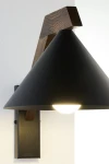 Deco kinkiet 1xE27 czarny/ciemny brąz 41816