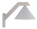 Deco kinkiet 1xE27 biały/drewno bielone 41821