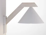 Deco kinkiet 1xE27 biały/drewno bielone 41821