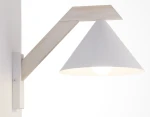 Deco kinkiet 1xE27 biały/drewno bielone 41821