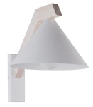 Deco kinkiet 1xE27 biały/drewno bielone 41821