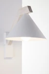 Deco kinkiet 1xE27 biały/drewno bielone 41821