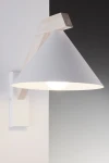 Deco kinkiet 1xE27 biały/drewno bielone 41821