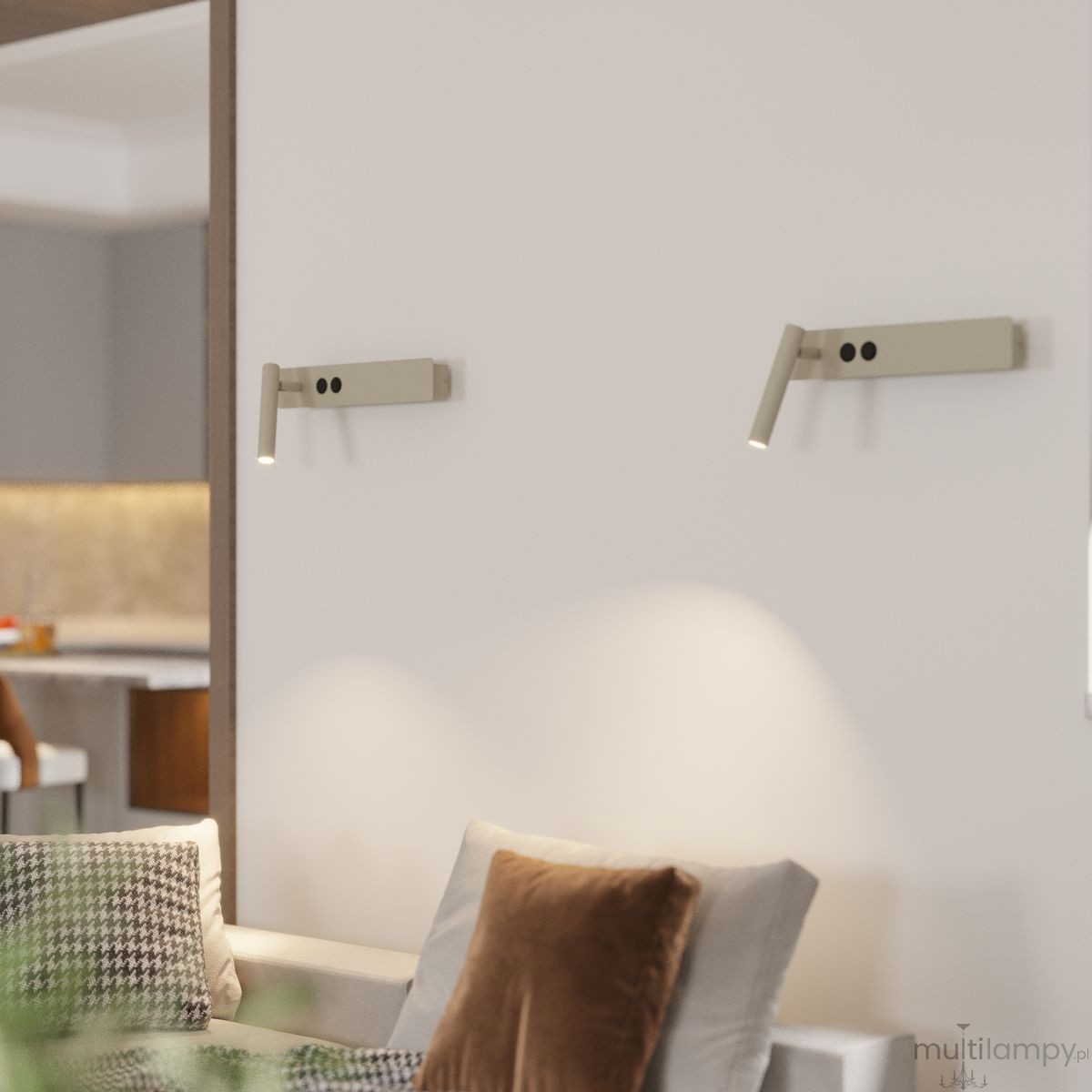 Hotel Mood D kinkiet 2xG9 beżowy 41916