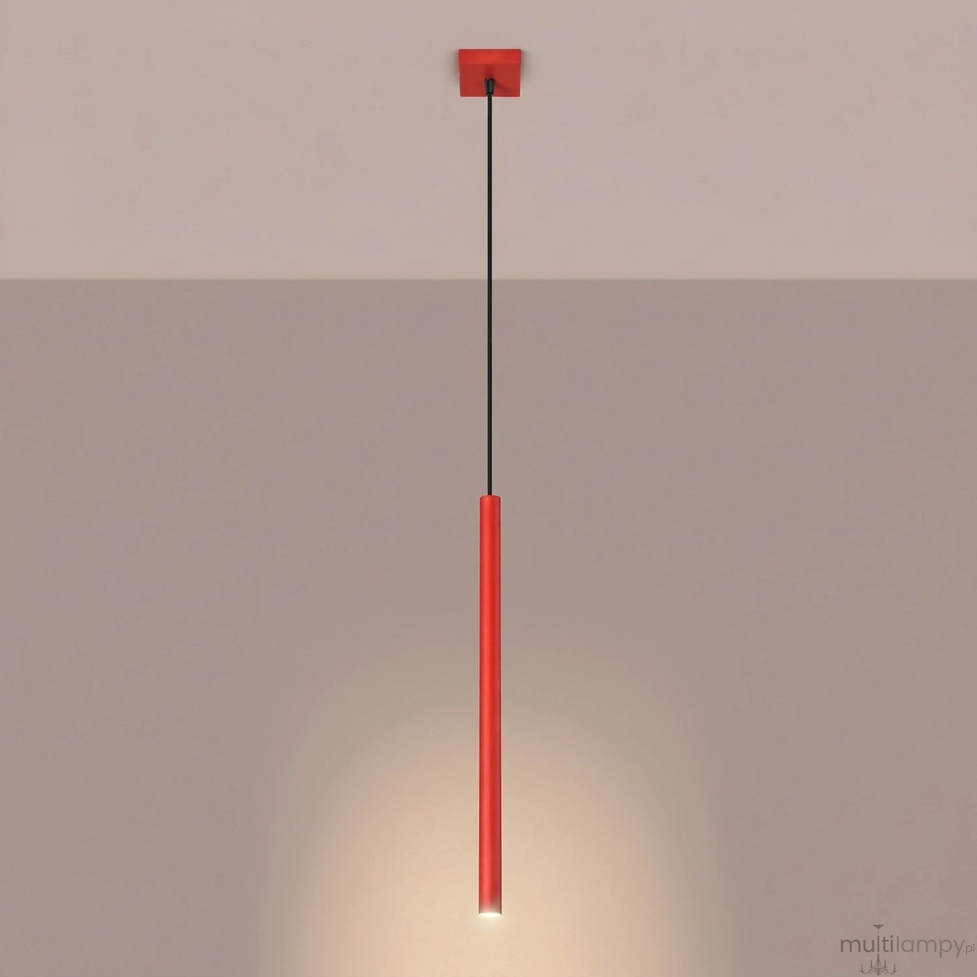 Pastelo lampa wisząca G9 czerwona SL.2141