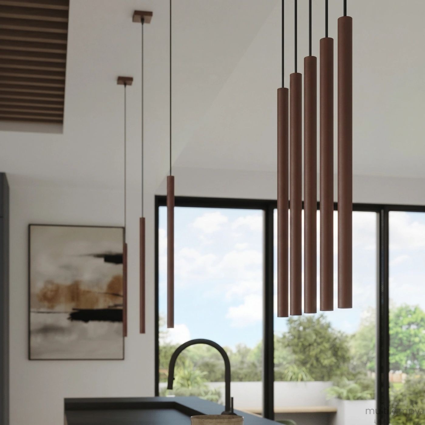Pastelo lampa wisząca G9 brązowa SL.2145