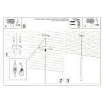 Pastelo lampa wisząca G9 błękitna SL.2149