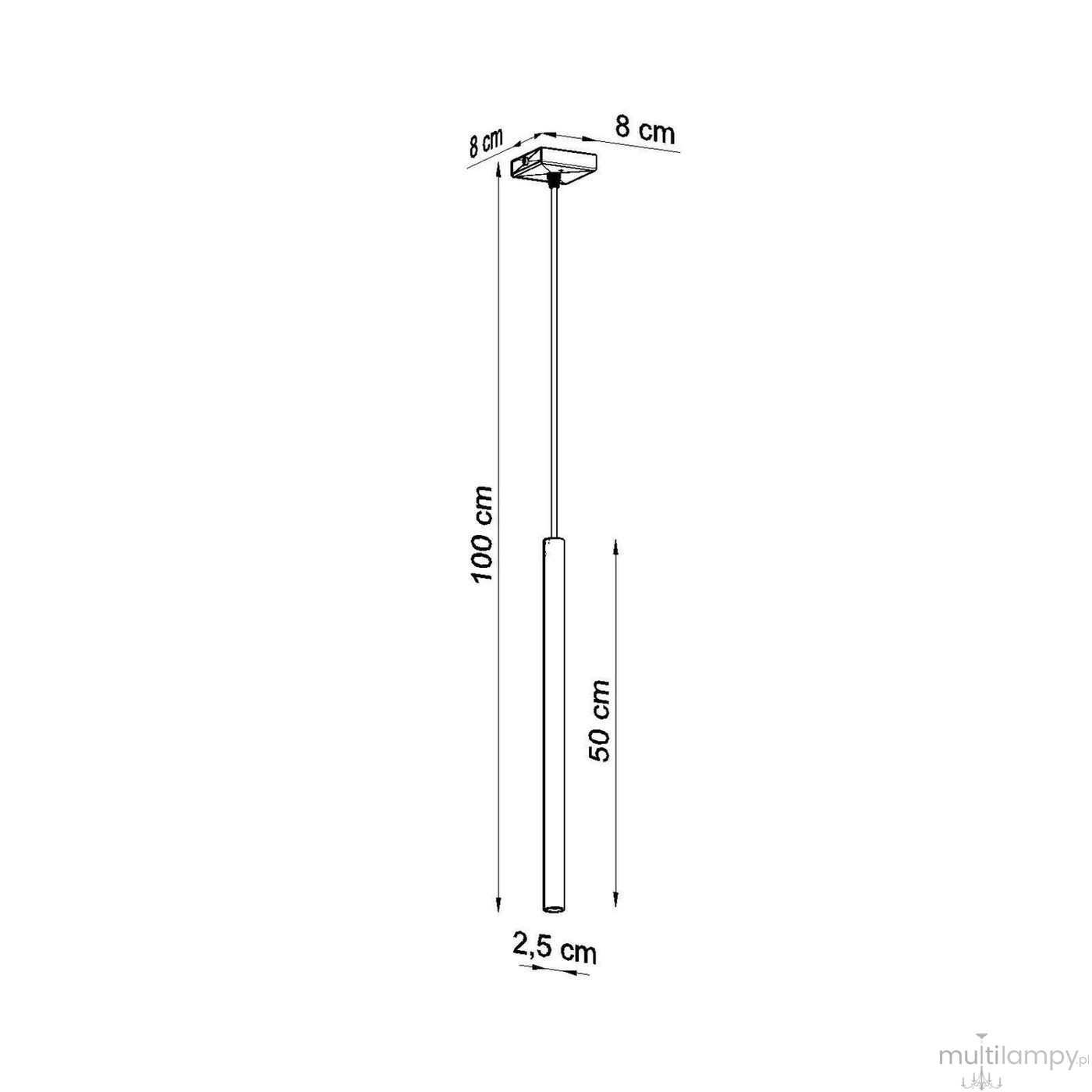 Pastelo lampa wisząca G9 błękitna SL.2149