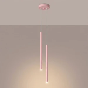 Pastelo lampa wisząca 2xG9 różowa SL.2130