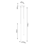Pastelo lampa wisząca 2xG9 różowa SL.2130