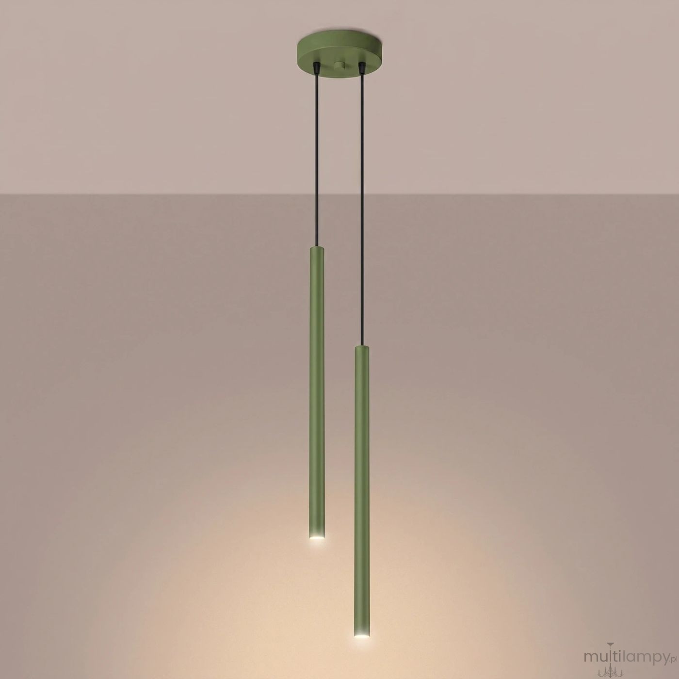 Pastelo lampa wisząca 2xG9 szałwiowa SL.2134