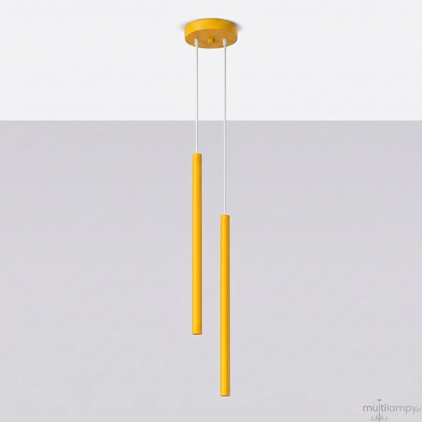 Pastelo lampa wisząca 2xG9 żółta SL.2138