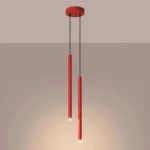 Pastelo lampa wisząca 2xG9 czerwona SL.2142