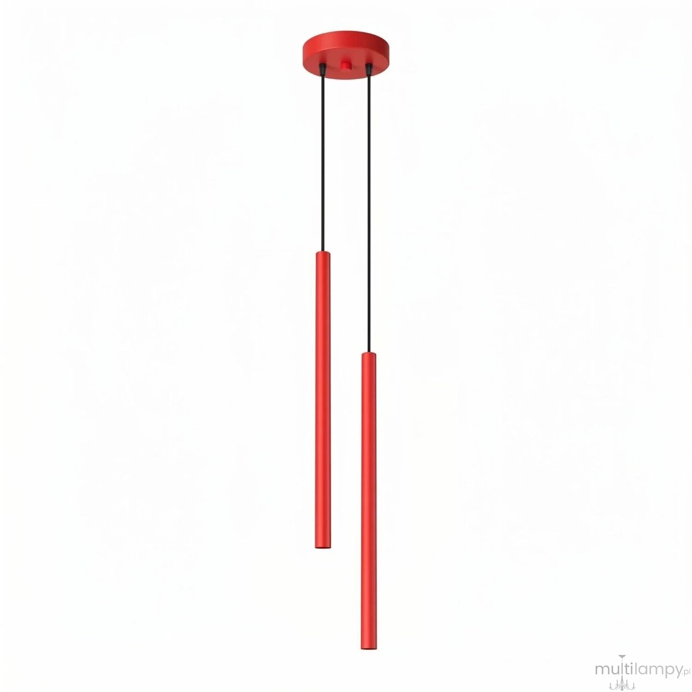 Pastelo lampa wisząca 2xG9 czerwona SL.2142