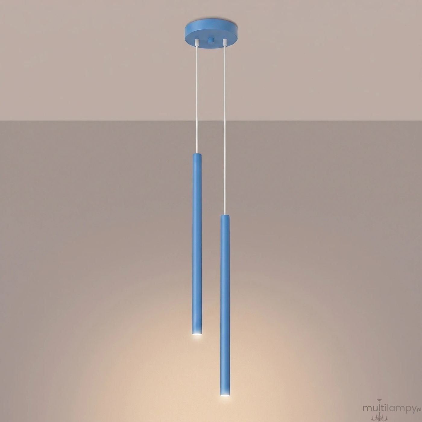 Pastelo lampa wisząca 2xG9 błękitna SL.2150