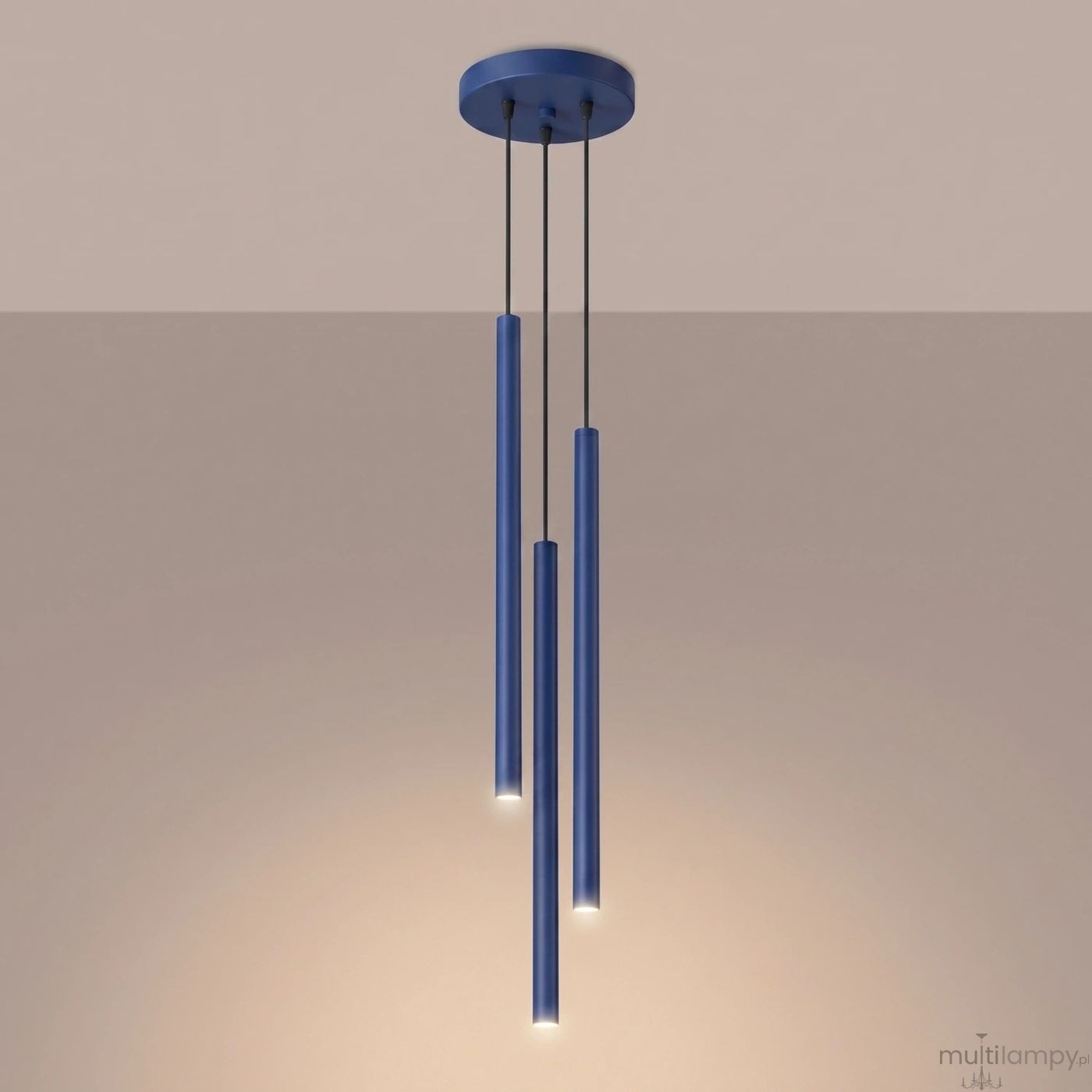 Pastelo lampa wisząca 3xG9 ultramaryna SL.2127