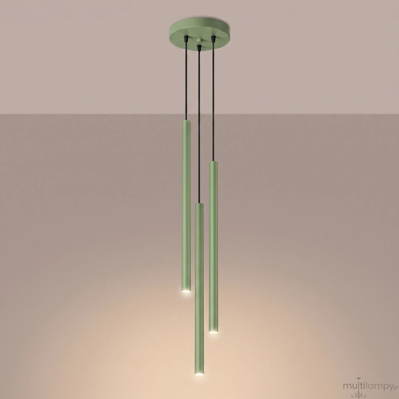 Pastelo lampa wisząca 3xG9 szałwiowa SL.2135