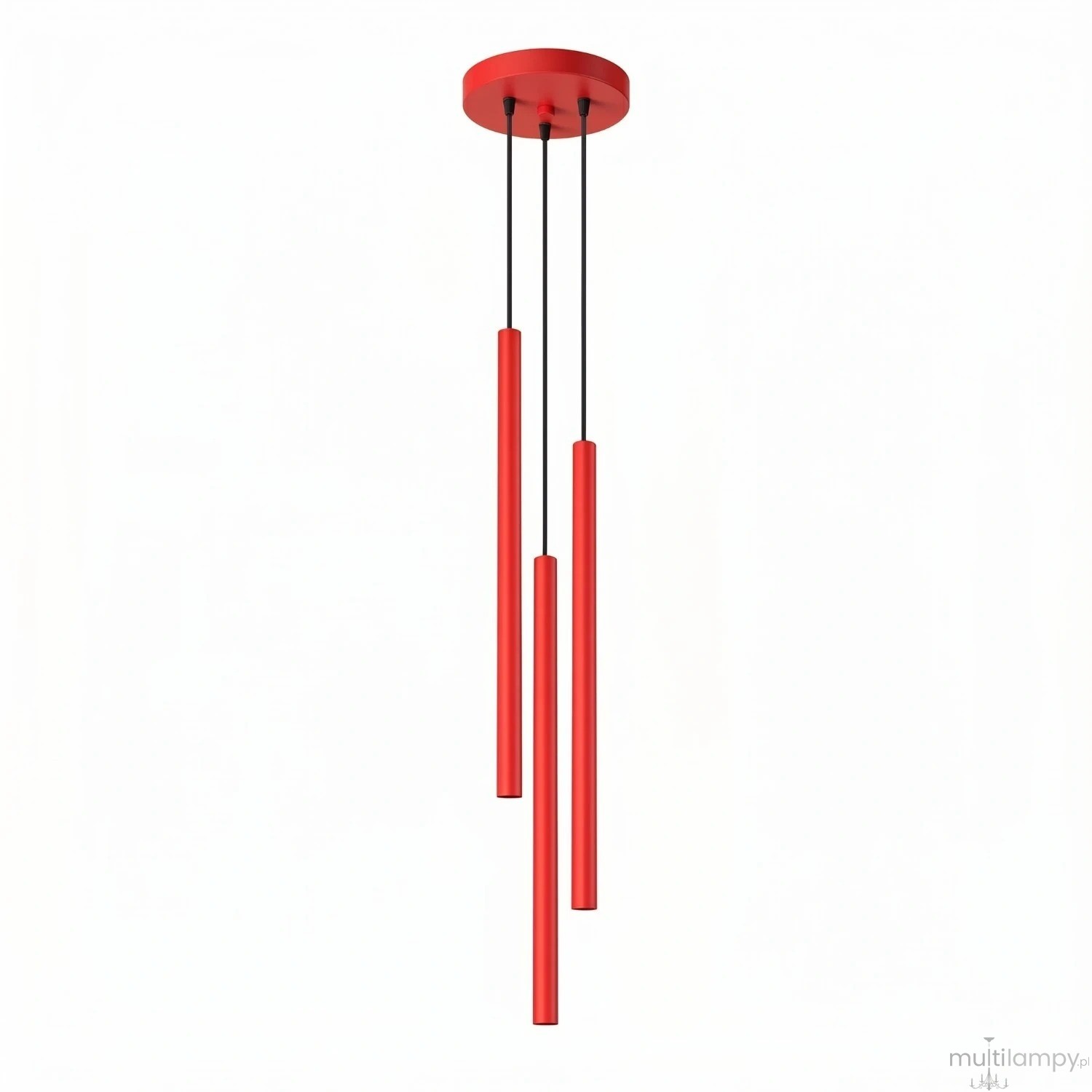 Pastelo lampa wisząca 3xG9 czerwona SL.2143