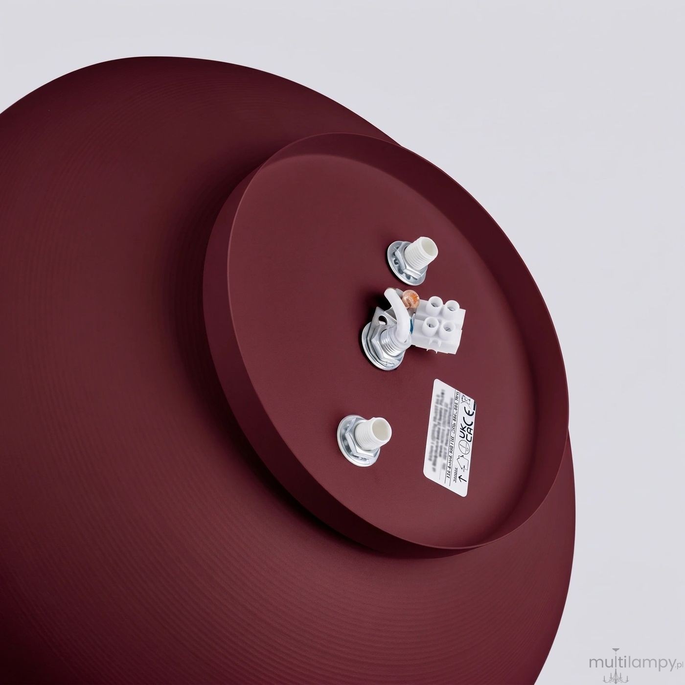 Omiq plafon 4xE27 burgund SL.2280