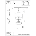 Modo lampa sufitowa GX53 biała SL.2434