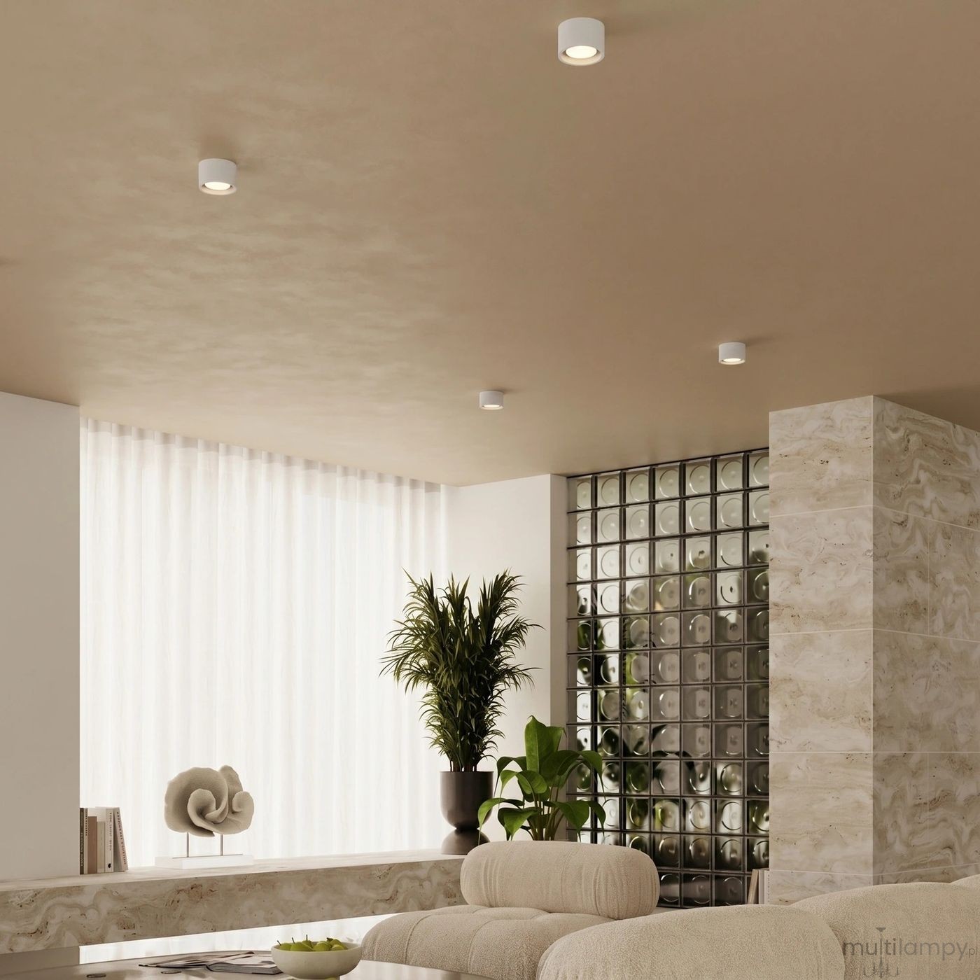 Modo lampa sufitowa GX53 biała SL.2434