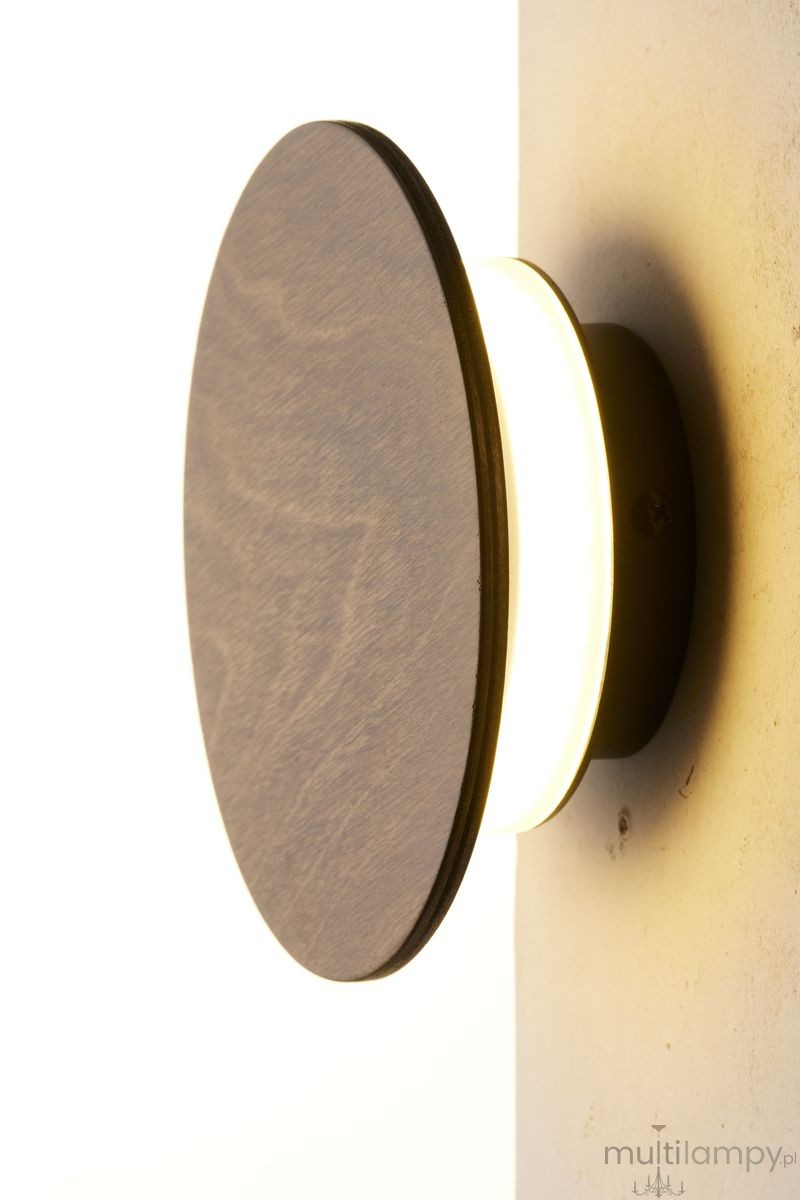 Drop LED kinkiet LED 7W 3000K ciemny orzech 41559