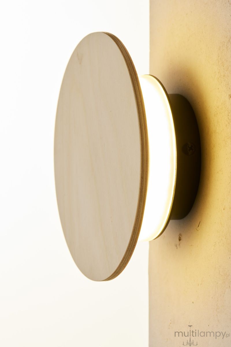 Drop LED kinkiet LED 7W 3000K jasna brzoza 41562