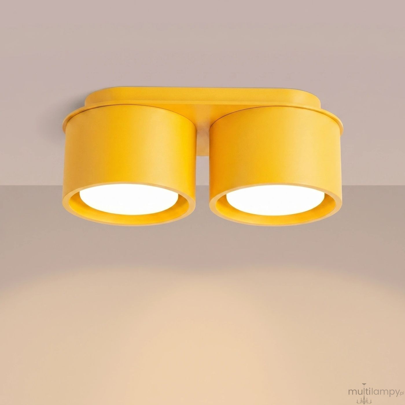 Modo lampa sufitowa 2xGX53 żółta SL.2475