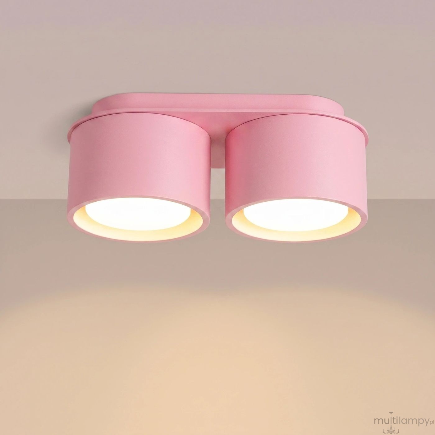 Modo lampa sufitowa 2xGX53 różowa SL.2467