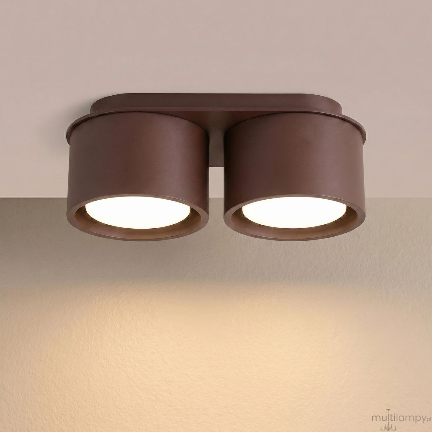 Modo lampa sufitowa 2xGX53 brązowa SL.2483