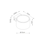 Modo lampa sufitowa 2xGX53 szałwiowa SL.2471