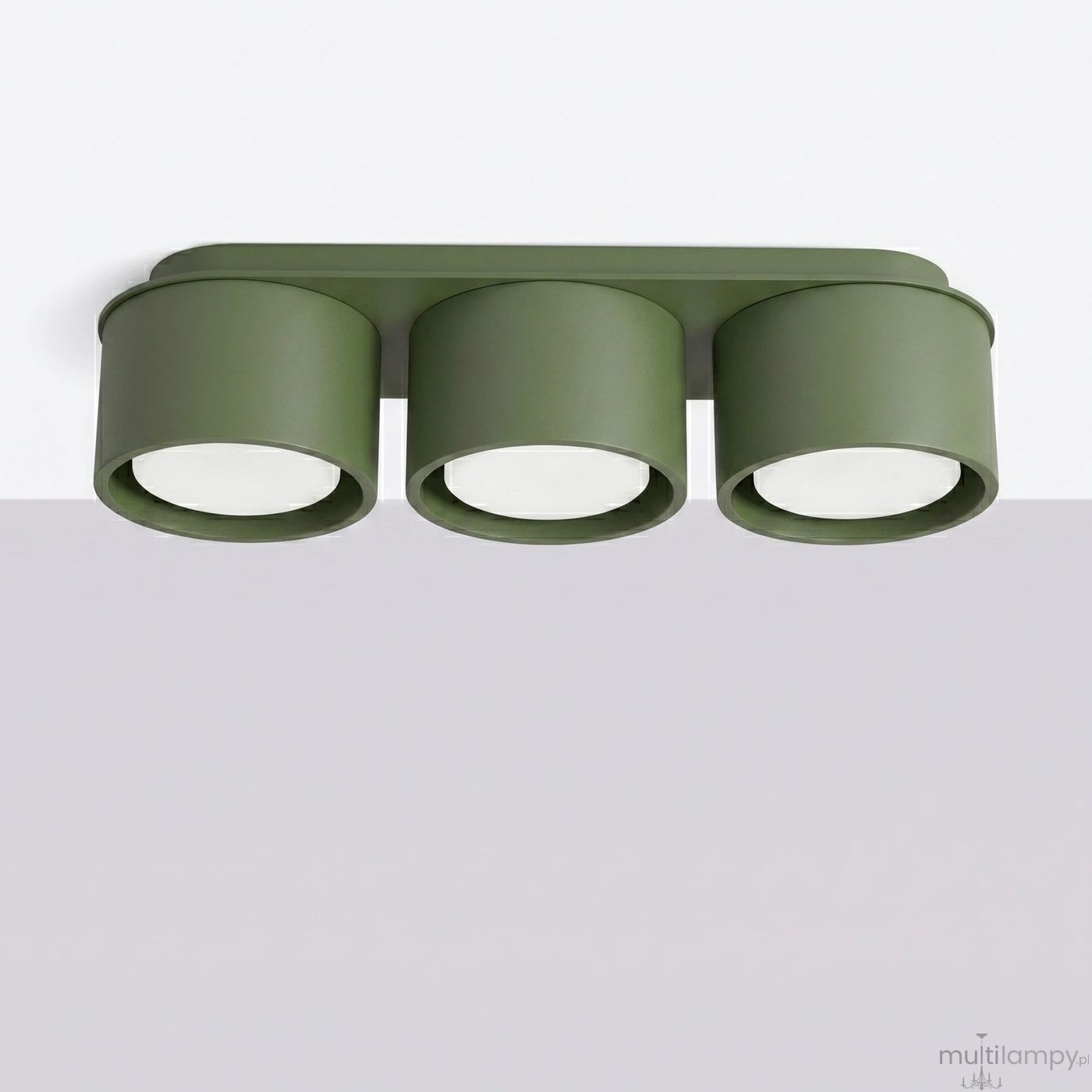 Modo lampa sufitowa 3xGX53 zielona oliwka SL.2464