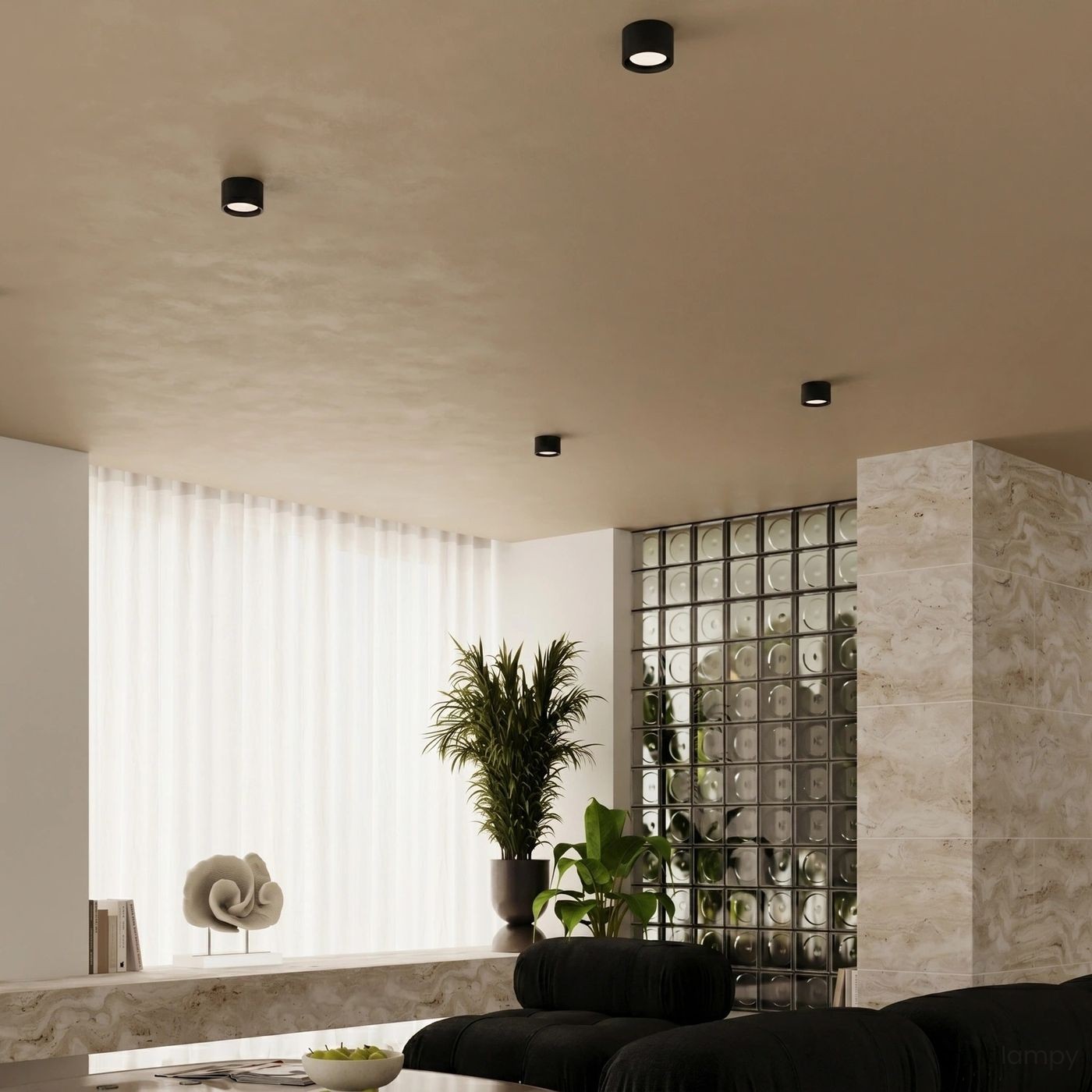 Modo lampa sufitowa GX53 czarna SL.2438